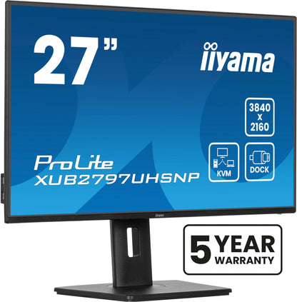 iiyama ProLite XUB2797UHSNP-B1 27" 4K UHD IPS Monitor