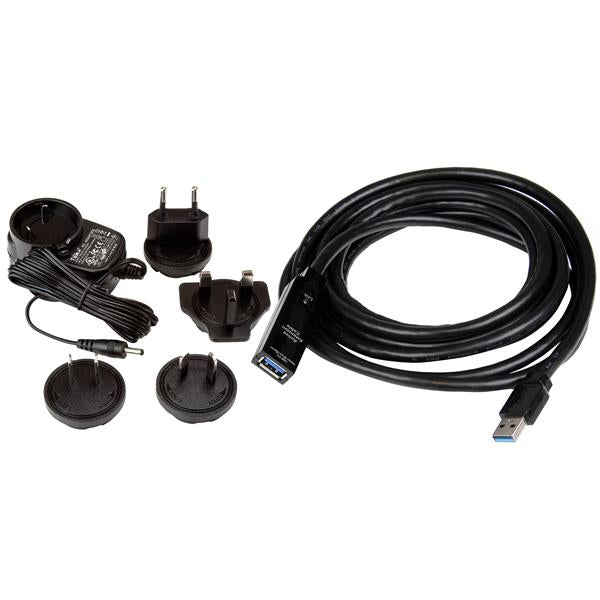 StarTech.com 3m USB 3.0 (5Gbps) Active Extension Cable - M/F - TAA