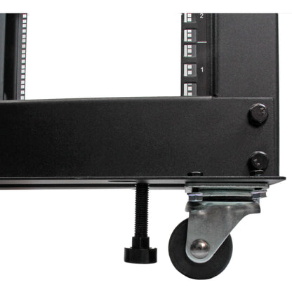 StarTech.com 12U 4-Post Server Rack, 19in Open Frame Rack with 40in (101cm) Mounting