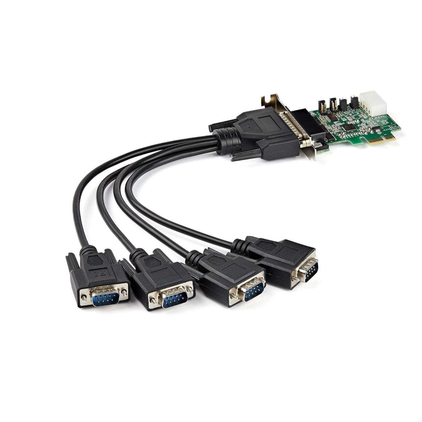 StarTech.com 4-port PCI Express RS232 Serial Adapter Card - PCIe RS232 Serial Host Hub (4S953LP)