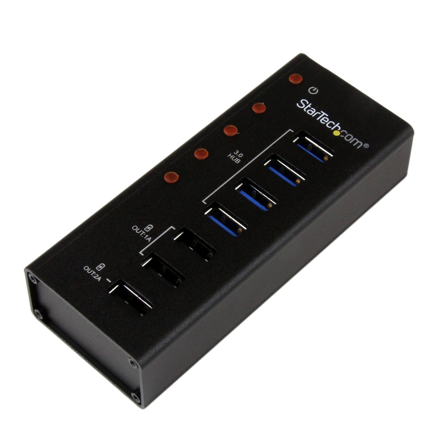 StarTech.com 4 Port USB 3.0 Hub (5Gbps) plus 3 Dedicated USB Charging Ports (2 x 1A