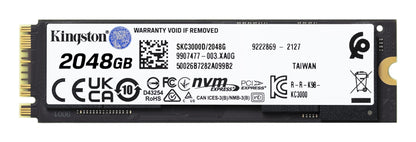 Kingston Technology SKC3000D/2048G 2TB M.2 NVMe PCIe Gen4 SSD