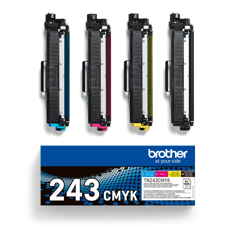 Brother TN-243CMYK Toner Cartridge (1K pages, Brother HL-L 3210)