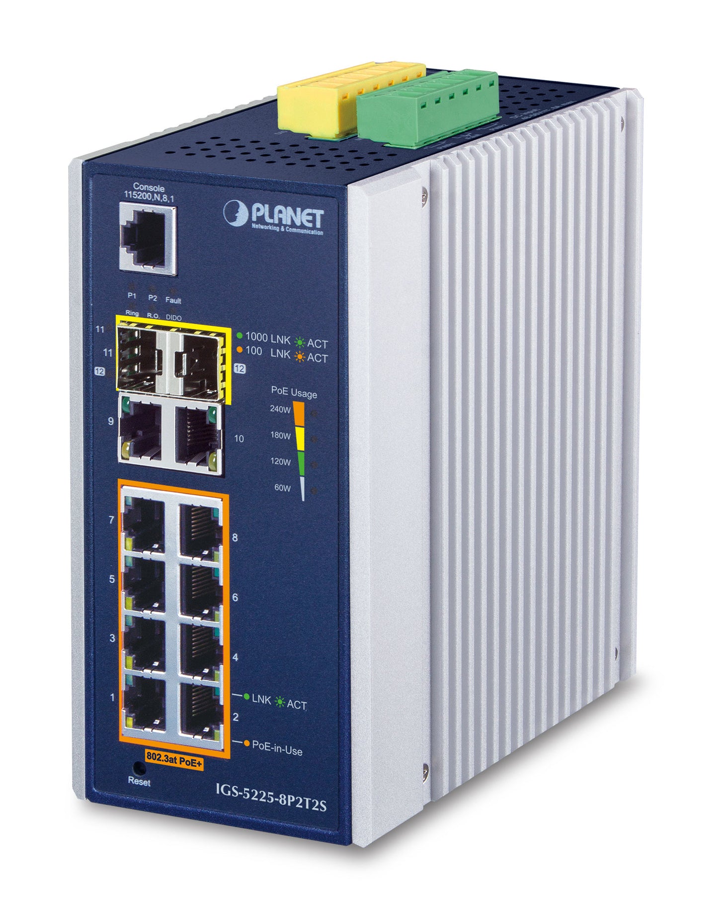 Planet IGS-5225-8P2T2S network switch PoE