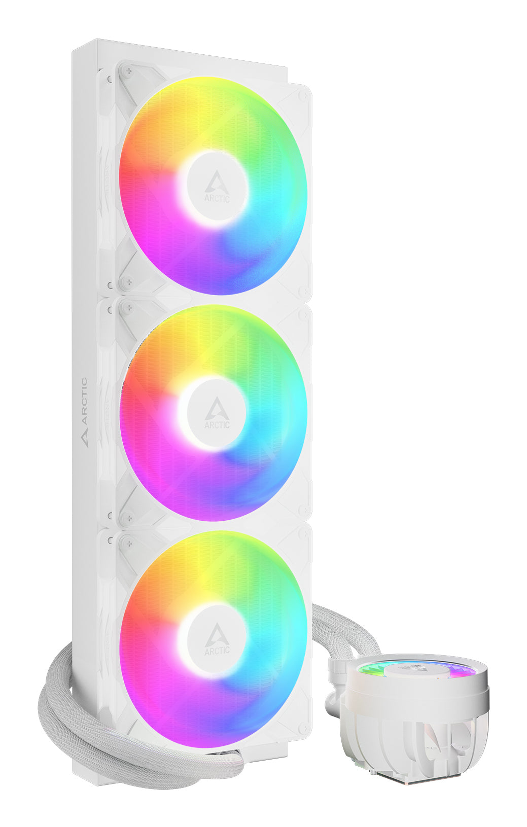 ARCTIC Liquid Freezer III Pro 420 A-RGB (White) - Multi Compatible All-in-One CPU Cooling