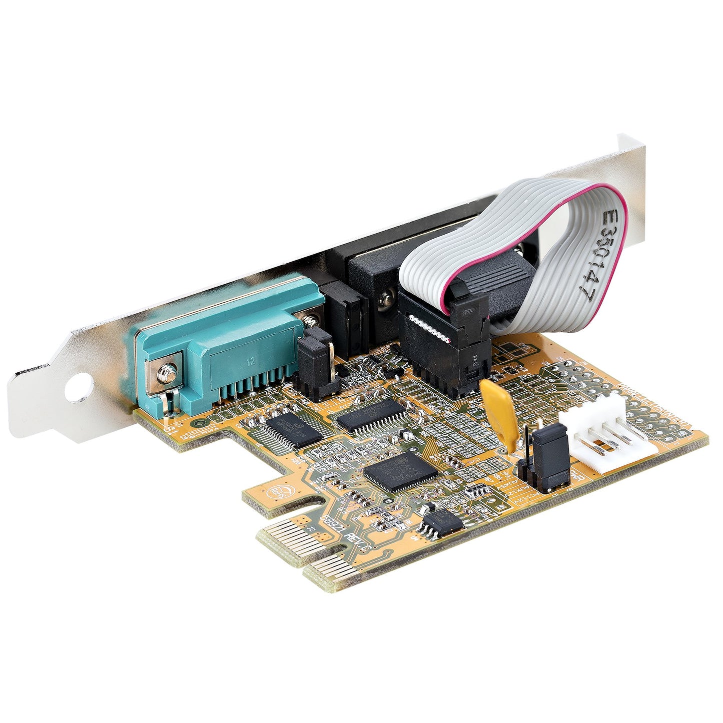 StarTech.com 2-Port PCI Express Serial Card, Dual Port PCIe to RS232 (DB9) Serial Hub