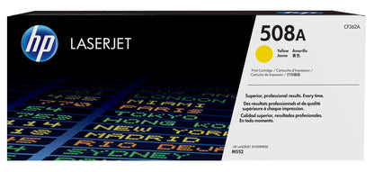 HP CF362A/508A Yellow Toner Cartridge (5K pages, HP CLJ M 552)