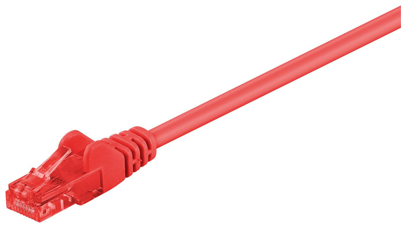 Microconnect UTP625R networking cable Red 25 m Cat6 U/UTP (UTP)