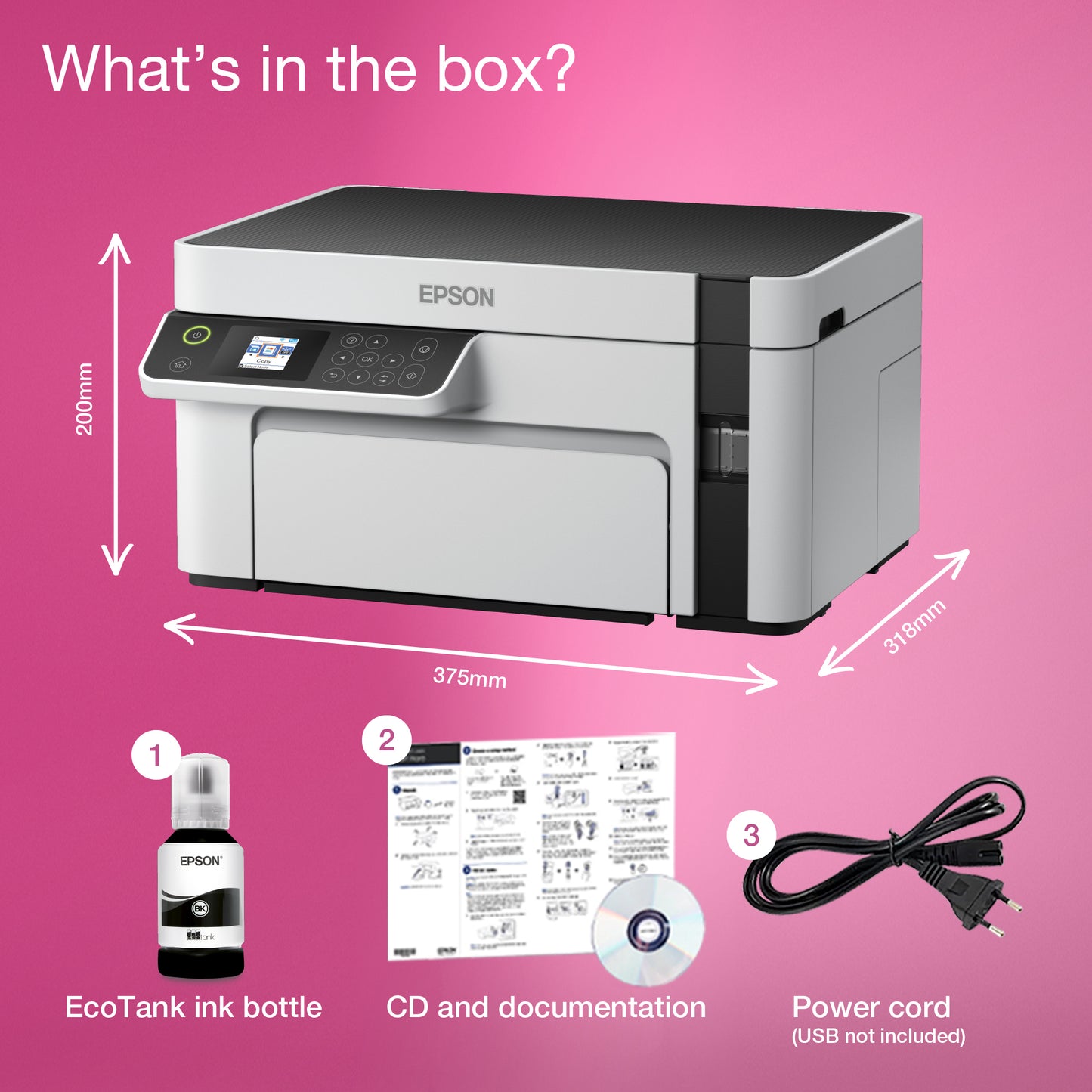 Epson EcoTank ET-M2120 Printer