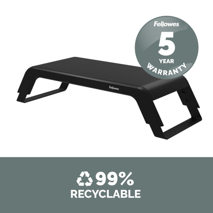 Fellowes Computer Monitor Stand with 3 Height Adjustments - Hana LT Monitor Riser Mount
