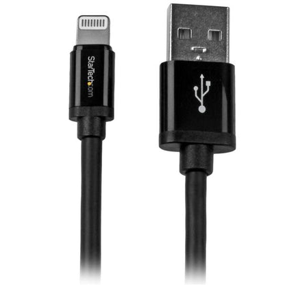 StarTech.com 2 m (6 ft.) USB to Lightning Cable - Long iPhone / iPad / iPod Charger (Black)