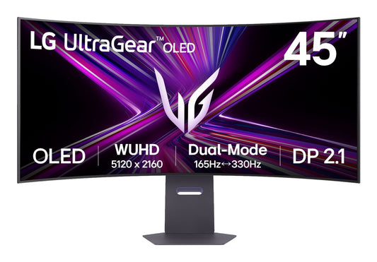 LG UltraGear 45" 5K2K OLED 165Hz Curved Monitor