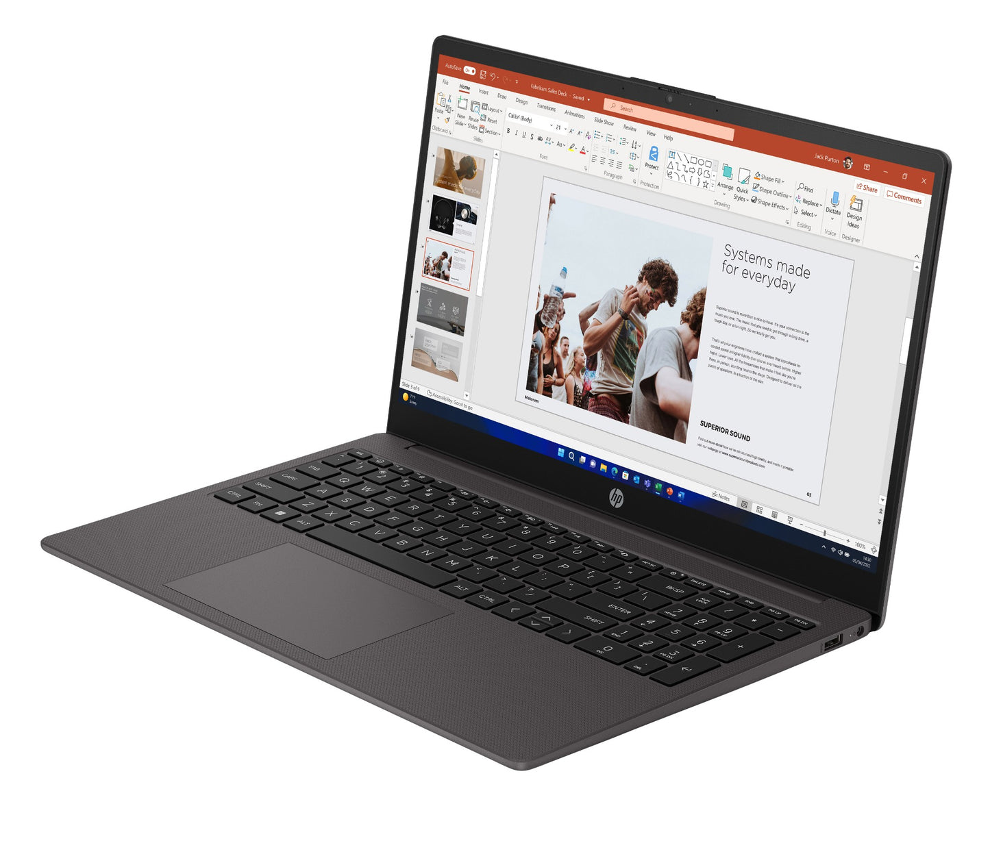 HP 255 G10 15.6" Ryzen 3 7330U 8GB 256GB SSD Laptop