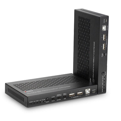 Lindy 100m Cat.6A HDMI 4K60, Audio, IR and RS-232 HDBaseT 3.0 KVM Extender KVM Switch