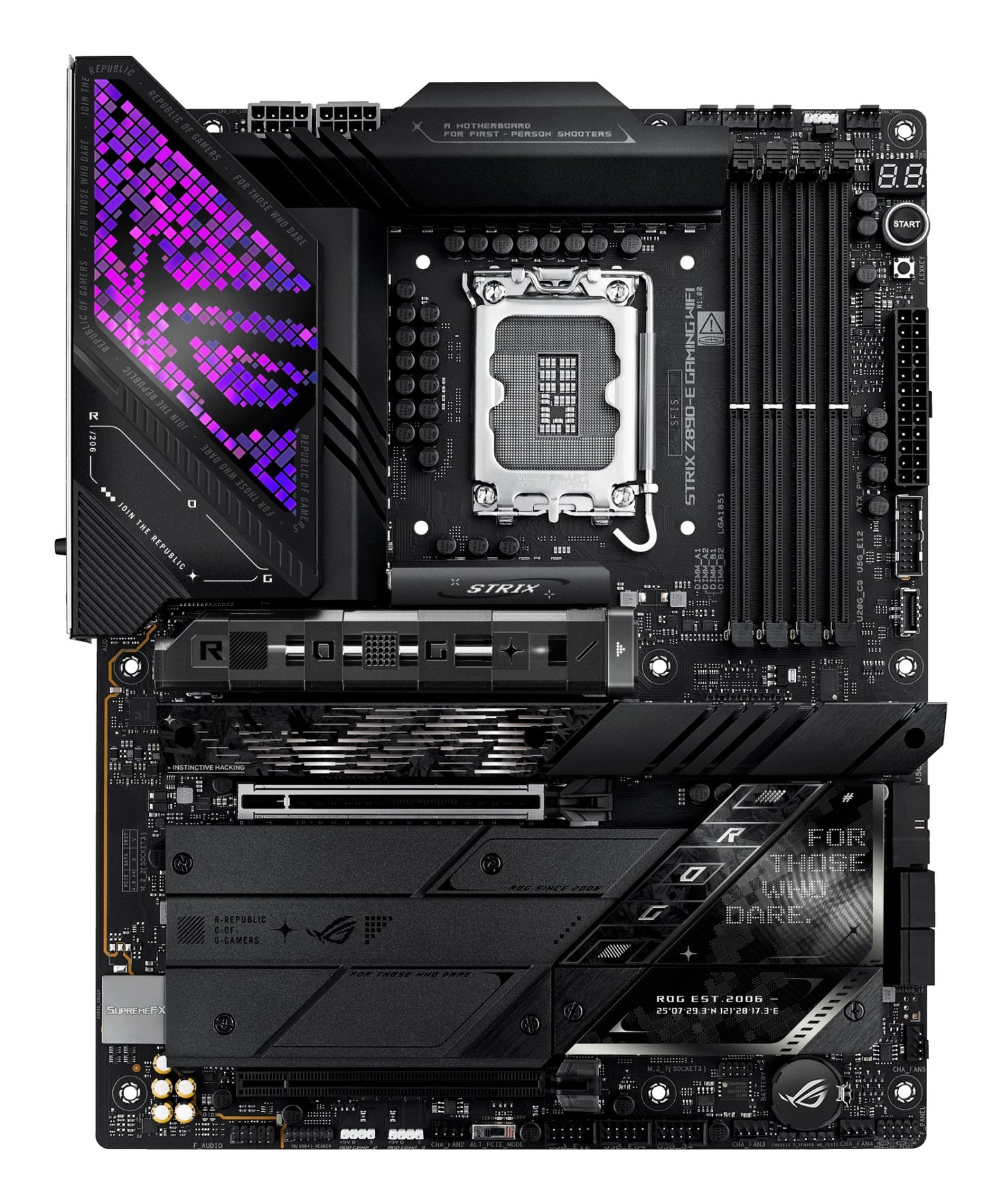 ASUS ROG STRIX Z890-E GAMING WIFI Intel Z890 LGA 1851 (Socket V1) ATX Motherboard