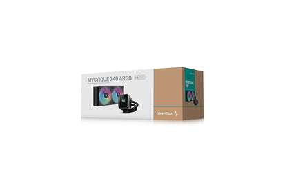 DeepCool MYSTIQUE 240 ARGB Processor All-in-one liquid cooler 12 cm Black 1 pc(s) Cooling