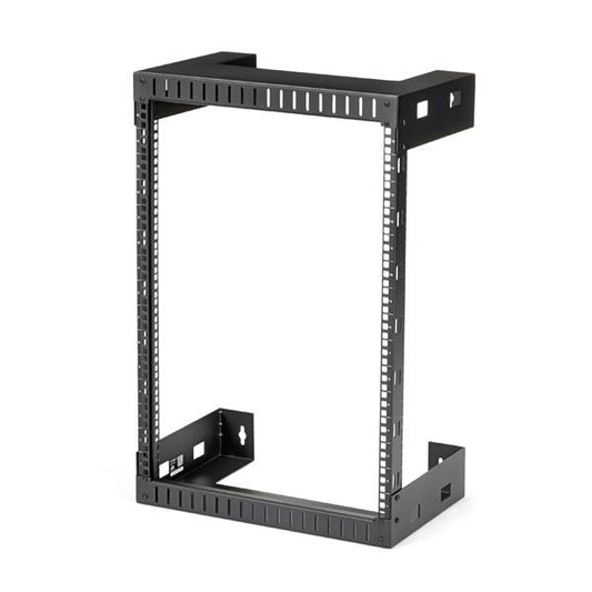 StarTech.com 2-Post 15U Heavy-Duty Wall-Mount Network Rack, 19" Open Frame Server