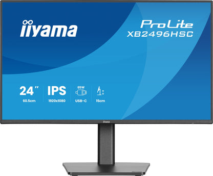 iiyama ProLite XB2496HSC-B1 23.8" Full HD IPS 144Hz Monitor