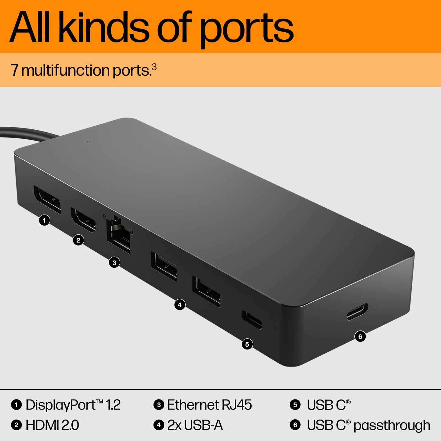 HP Universal Hub and USB-C Docking Station