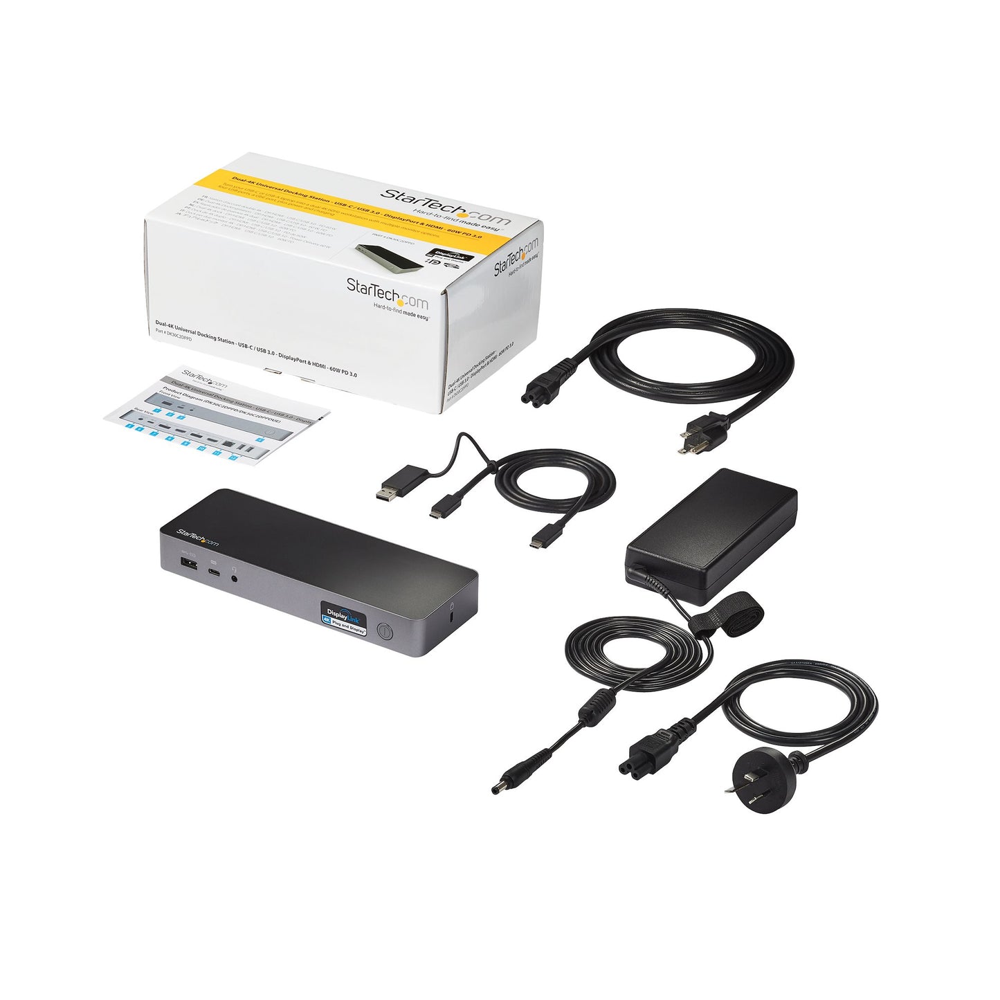 StarTech.com Universal USB-C Docking Station 60W