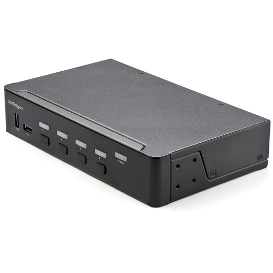 StarTech.com 4 Port HDMI KVM Switch - Single Monitor 4K 60Hz Ultra HD HDR - Desktop