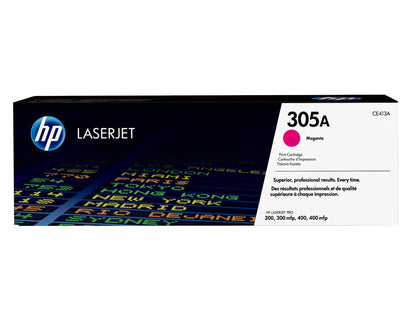 HP CE413A/305A Magenta Toner Cartridge (2.6K pages, HP LaserJet M 375)