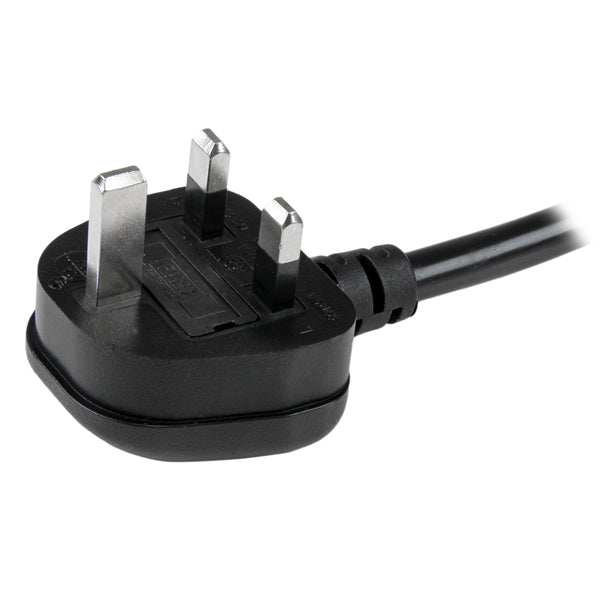 StarTech.com 6ft (2m) UK Computer Power Cable, 16AWG, BS 1363 to C19, 13A 250V