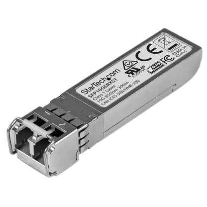 StarTech.com Cisco SFP-10G-SR-X Compatible SFP+ Module - 10GBASE-SR - 10GbE Multimode Fiber MMF Optic Transceiver - 10GE Gigabit Ethernet SFP+ - LC 300m - 850nm - DDM Cisco Firepower, ASR9000, C9300 Networking