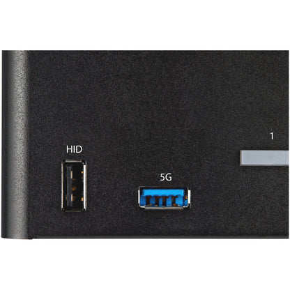 StarTech.com 2 Port Quad Monitor DisplayPort KVM Switch - 4K 60Hz UHD HDR - Desktop