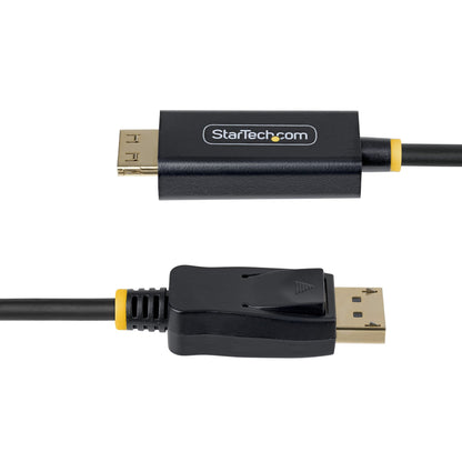 StarTech.com 15ft (4.5m) DisplayPort to HDMI Adapter Cable with Gripping Connectors