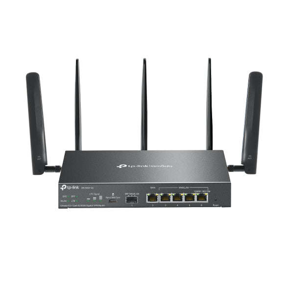 TP-LINK Omada 4G+ Cat6 AX3000 Gigabit VPN Router Networking