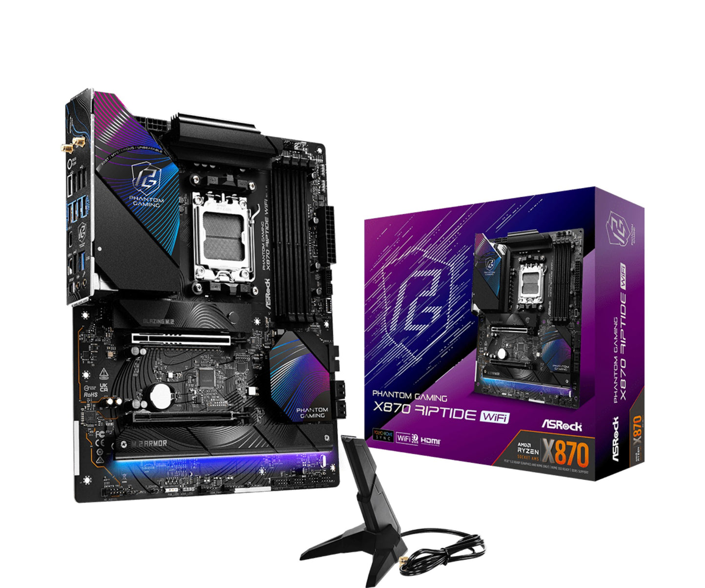Asrock X870 Riptide WiFi AMD X870 Socket AM5 ATX Motherboard