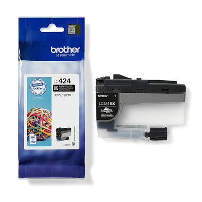 Brother LC-424BK Black Ink Cartridge (750 pages, Brother DCP-J 1200)