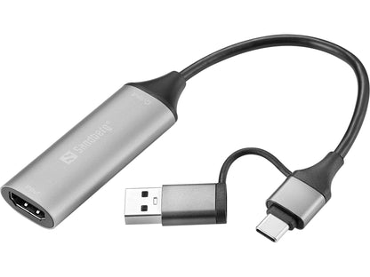 Sandberg HDMI Capture Link to USB-C/A Cable