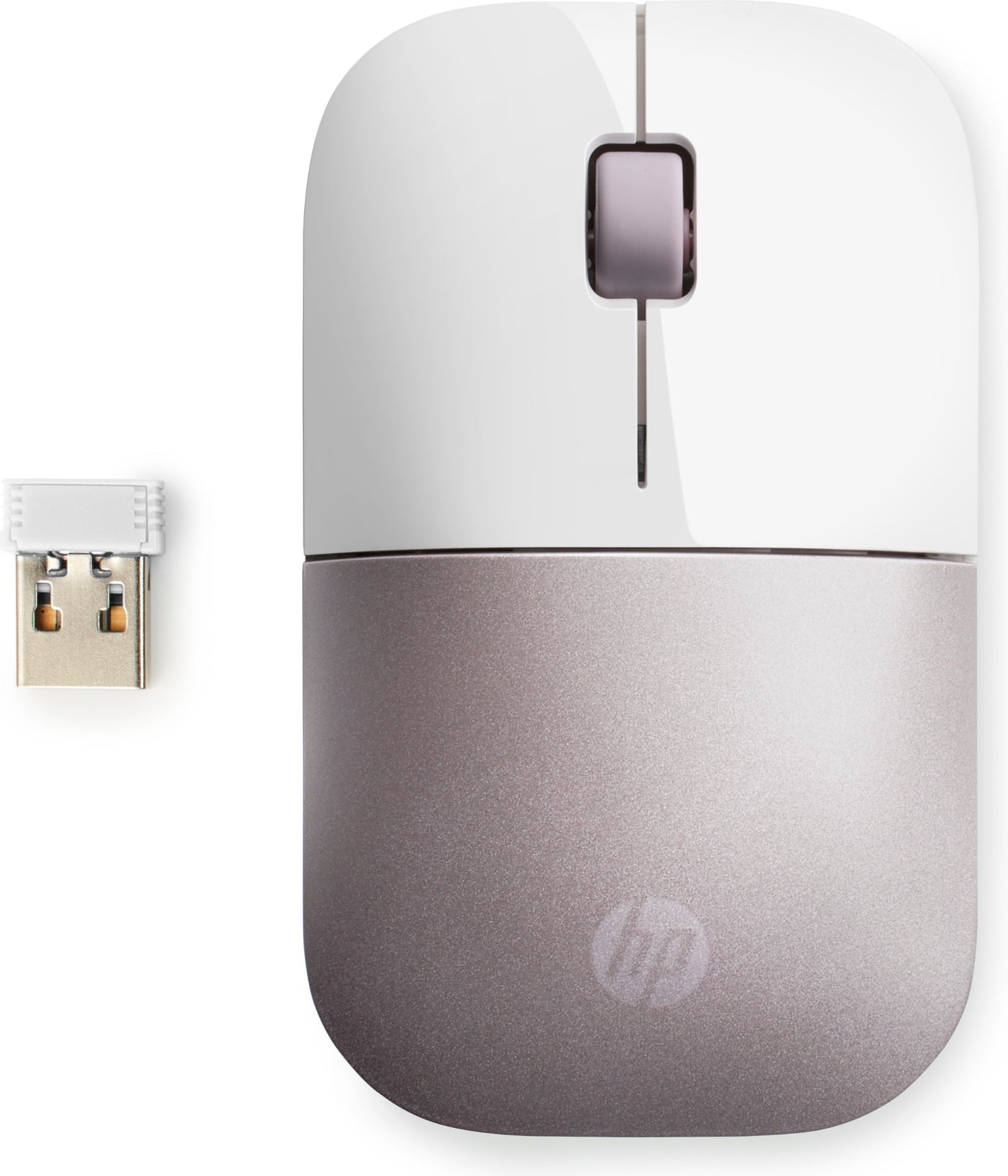 HP Z3700 White/Pink Wireless Mouse
