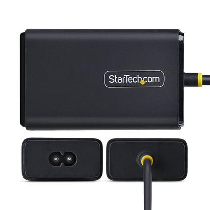 StarTech.com 65W USB-C Laptop Charger, 1.5m Tethered USB-C Cable, Power Adapter