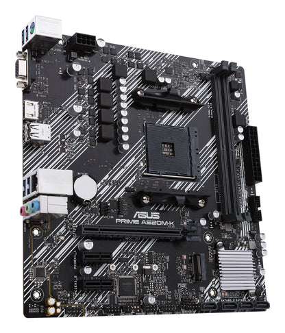 ASUS PRIME A520M-K AMD A520 Socket AM4 micro ATX Motherboard