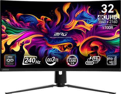 MSI MPG 321CURX QD-OLED 31.5" 4K UHD OLED 240Hz Monitor