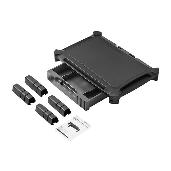 StarTech.com Monitor Riser with Drawer - Height Adjustable - Large - For up to 32" Mount