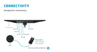 HP E-Series E24i G4 24" WUXGA IPS Monitor