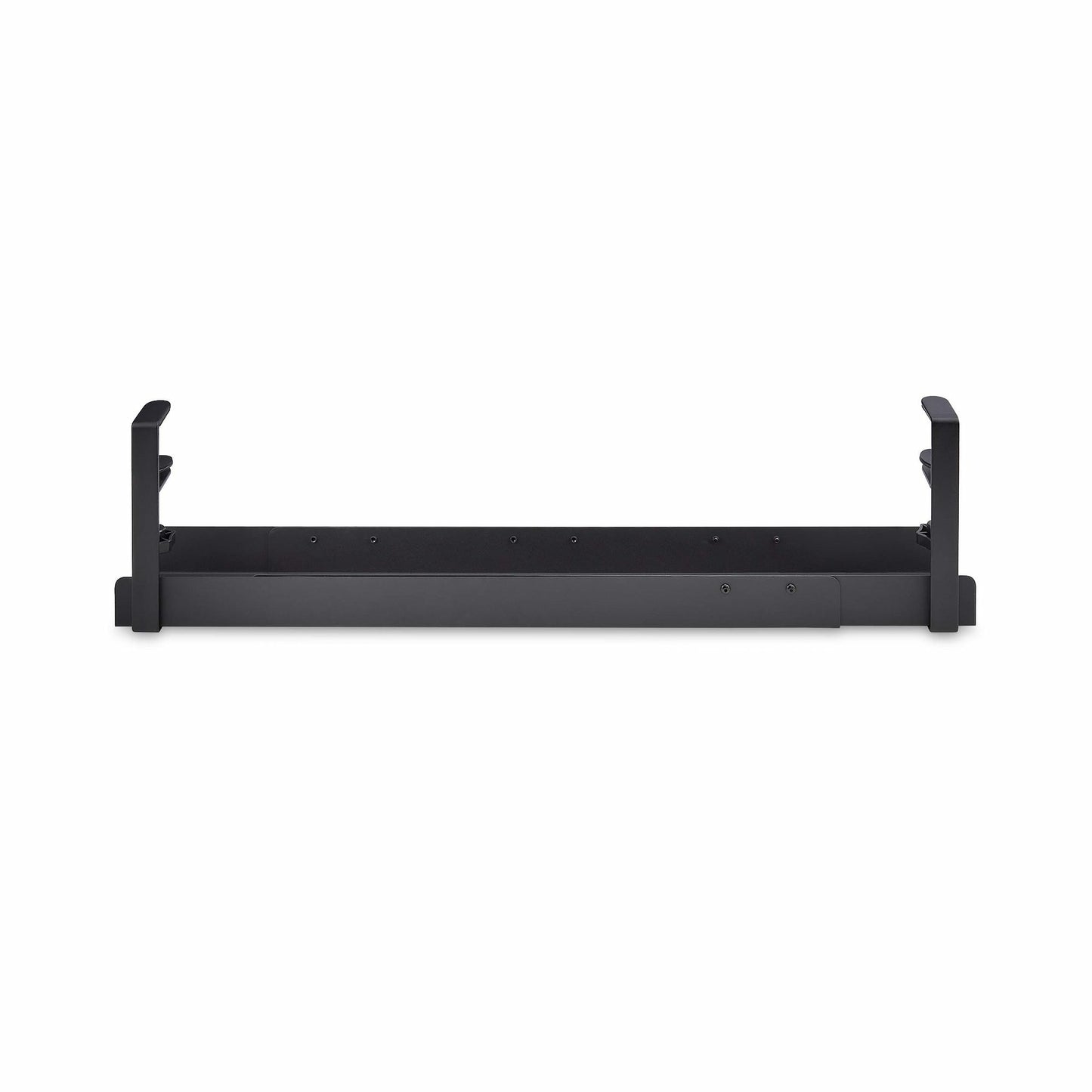 StarTech.com Under Desk Cable Management Tray, Length Adjustable Cable Organizer (Black)