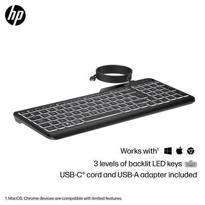 HP 405 Multi-Device Wired Keyboard