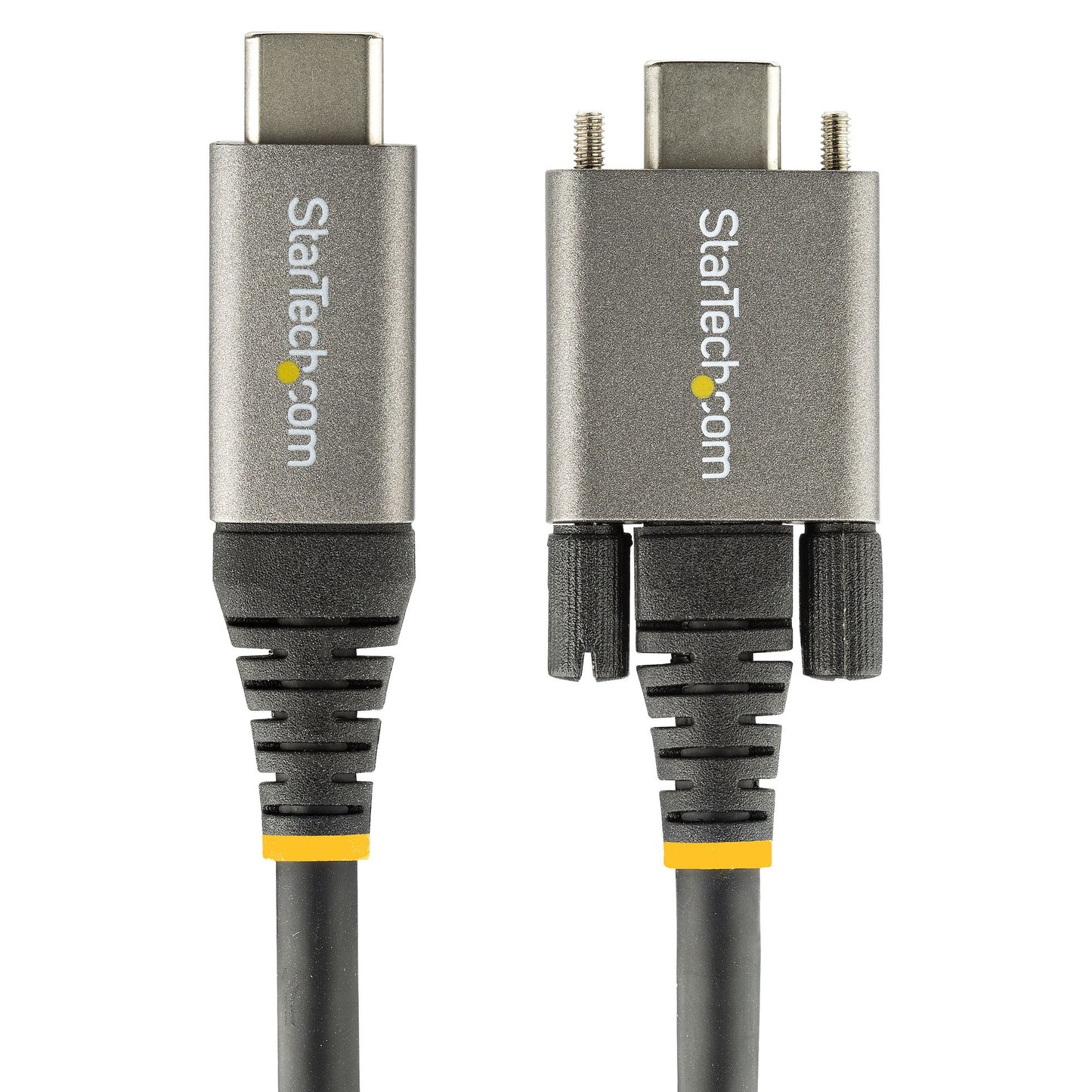 StarTech.com 20in (50cm) USB-C Cable, Side Screw Locking, USB 10Gbps, 100W (5A)