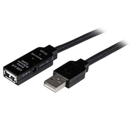 StarTech.com 10m USB 2.0 Active Extension Cable - M/F - TAA