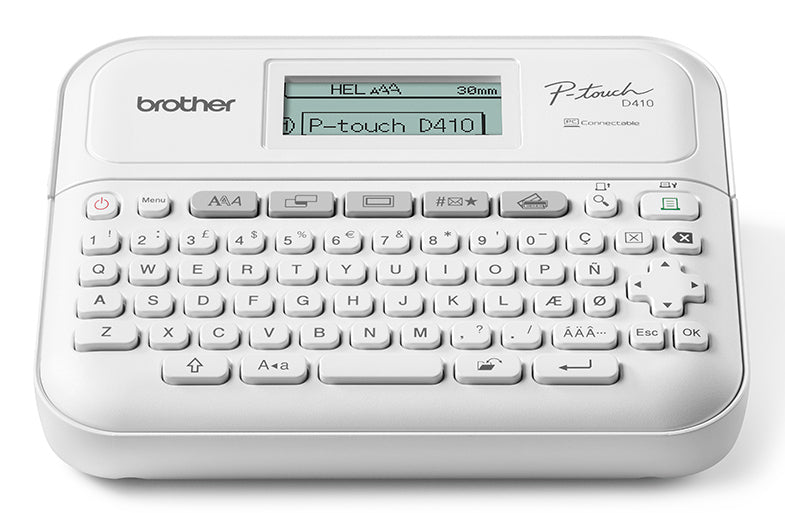 Brother PT-D410VP label printer ZINK (Zero-Ink) 180 x 180 DPI Wired TZe QWERTY