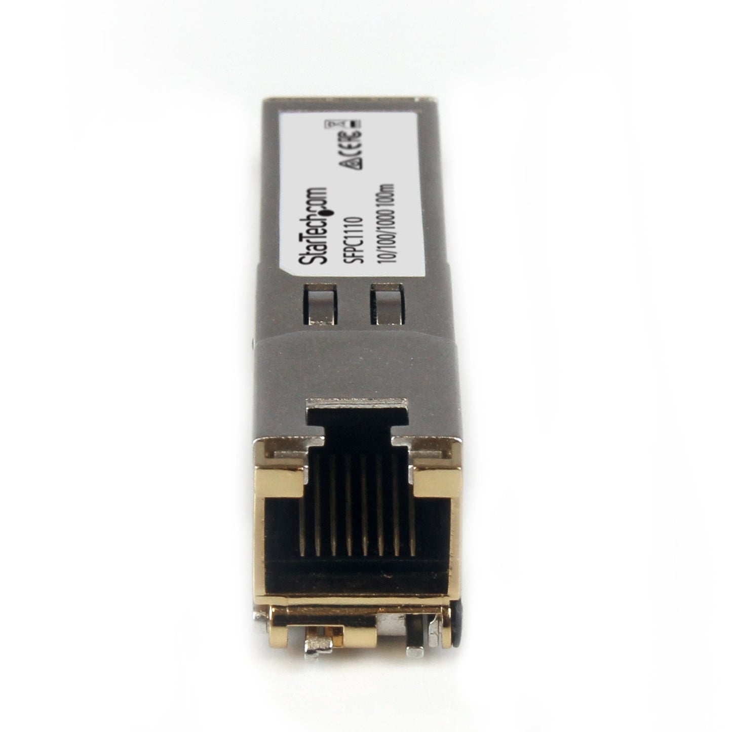 StarTech.com Cisco SFP-GE-T Compatible SFP Module - 1000BASE-T - SFP to RJ45 Cat6/Cat5e - 10/100/1000 Mbps - RJ-45 100m - Cisco IE3400, IE3300, IE3200 Networking