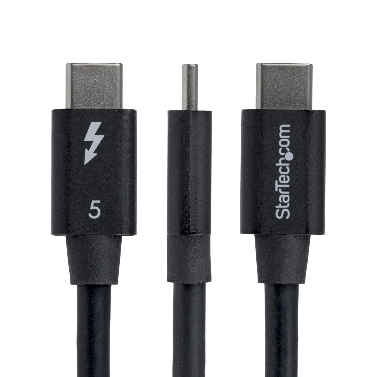 StarTech.com 2.6ft (80cm) Right Angle Thunderbolt 5 Cable, 80Gbps/Up to 120Gbps
