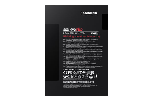 Samsung MZ-V9P4T0BW 4TB M.2 NVMe PCIe Gen4 SSD