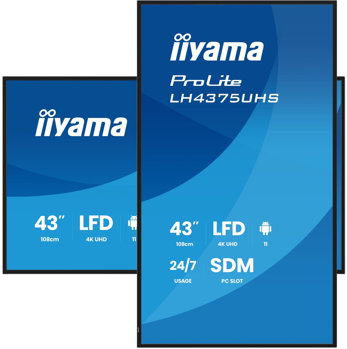 iiyama LH4375UHS-B2AG Signage Display Digital signage flat panel 42.5" 4K UHD IPS Monitor