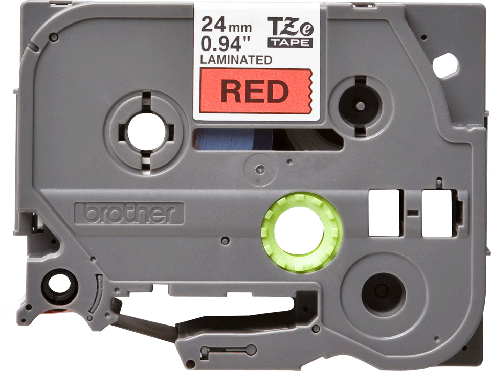 Brother TZE-451 DirectLabel black on red Laminat 24mm x 8m for Brother P-Touch TZ Labels